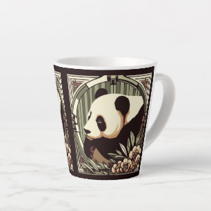 Art Deco Panda Bear 12oz Mug