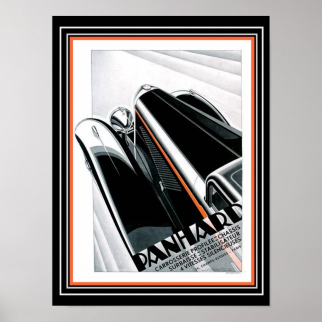 Art Deco Panhard Ad- Alex Kow (1932) Poster (Front)