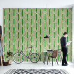 Art Deco Pattern 03 - Forest Green on Off-White Wallpaper<br><div class="desc">Art Deco Pattern 03 - Forest Green on Off-White</div>