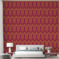 Art Deco Pattern 05 - Deco Gold 2 on Raspberry Pin