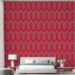 Art Deco Pattern 05 - Spanish Grey on Paradise Pin Wallpaper<br><div class="desc">Art Deco Pattern 05 - Spanish Grey on Paradise Pink</div>