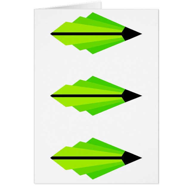 Art Deco pattern 3 in Light Green (Front)