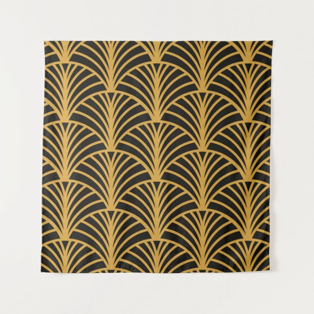 Art Deco pattern. decoration ornament.  Tapestry (Front)