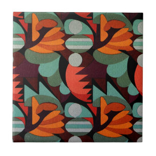 Art Deco Pattern  Design Ceramic Tile