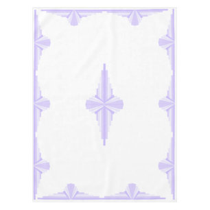 Art Deco Pattern in Lilac Tablecloth