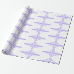 Art Deco Pattern in Lilac Wrapping Paper