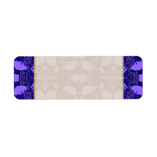 Art Deco Pattern in Purple and Dark Blue