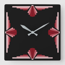 Art Deco Pattern in reds