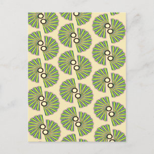 Art Deco pattern Postcard