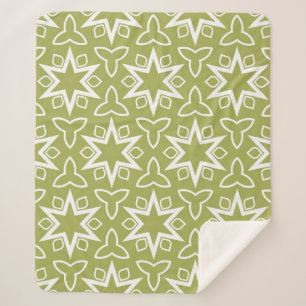 Art-deco pattern. Seamless. Arabesque. Vintage ill Sherpa Blanket