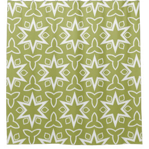 Art-deco pattern. Seamless. Arabesque. Vintage ill Shower Curtain