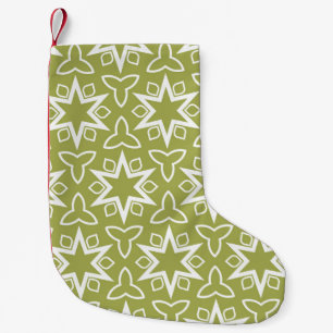 Art-deco pattern. Seamless. Arabesque. Vintage ill Small Christmas Stocking