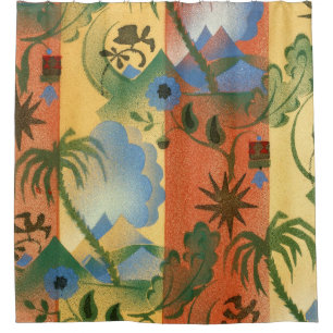 Art Deco Pattern Shower Curtain