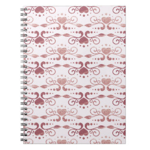 Art deco pattern. Vintage wallpaper. Japanese or c Notebook