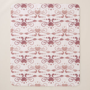 Art deco pattern. Vintage wallpaper. Japanese or c Sherpa Blanket