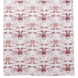 Art deco pattern. Vintage wallpaper. Japanese or c Shower Curtain