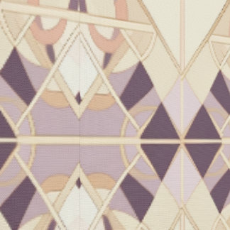 Art Deco peach plum lilac color custom wallpaper