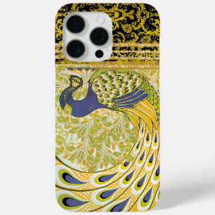 Art Deco Peacock iPhone 15 Pro Max Case