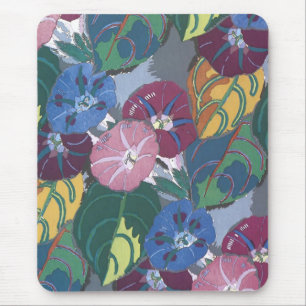 Art Deco Petunias - Mousepad