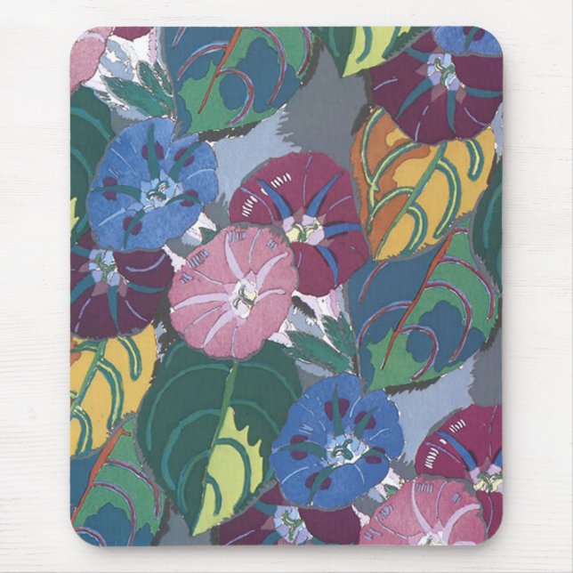 Art Deco Petunias - Mousepad (Front)