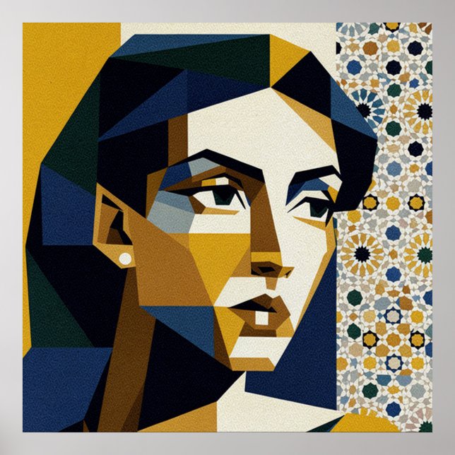 Art Deco Piano Woman Poster Jazz Age Music Room (Front)