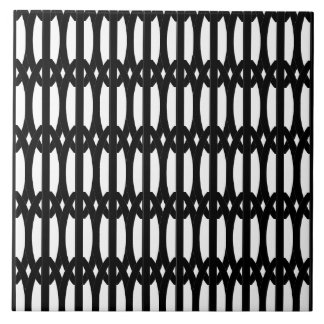 Art Deco Pillars Pattern Tile