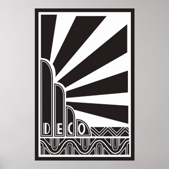 Art Deco Poster | Zazzle.co.uk