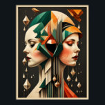 Art Deco Poster<br><div class="desc">Great poster design. You will love it like others. Be free to use this design for other product you like or to customise and add your text. Follow me for more. Thank you. Have a nice day.</div>