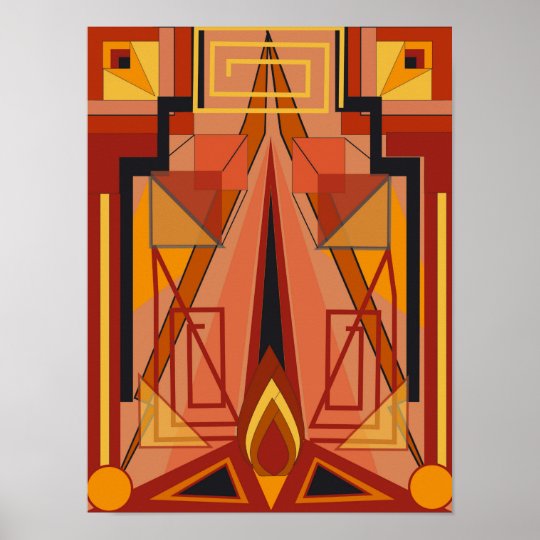 Art Deco Poster 37 Zazzle.co.uk