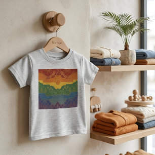 Art Deco Pride Flag Rainbow II Vintage 1920s Baby T-Shirt