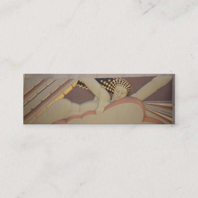 Art Deco Profile Card (Front)