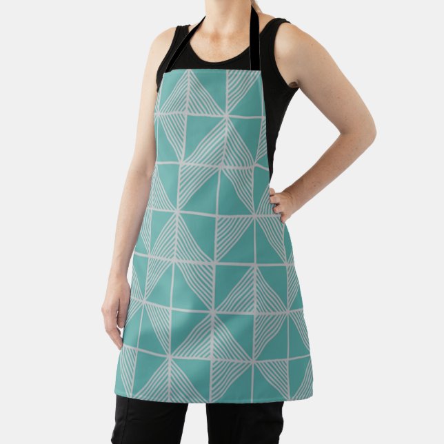 Art Deco Puzzle Apron (Insitu)