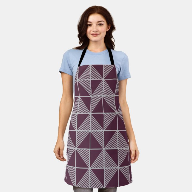 Art Deco Puzzle Apron (Worn)