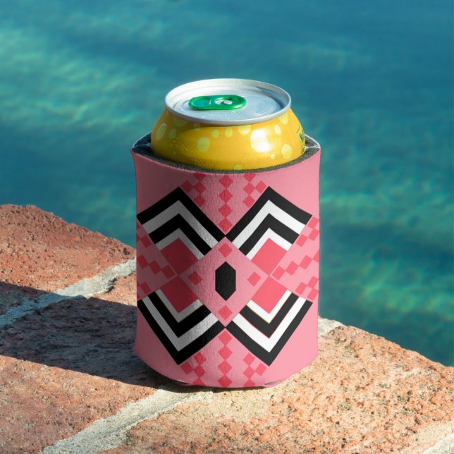 Art Deco Quilt Inspired Can Cooler (In Situ Pool)