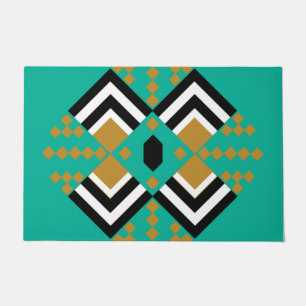 Art Deco Quilt Inspired Doormat
