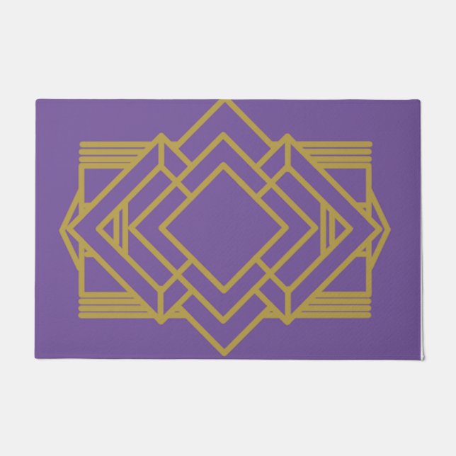 Art Deco Quilt Inspired   Doormat (Front)