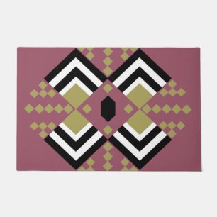 Art Deco Quilt Inspired Doormat