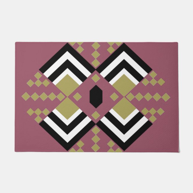 Art Deco Quilt Inspired   Doormat (Front)