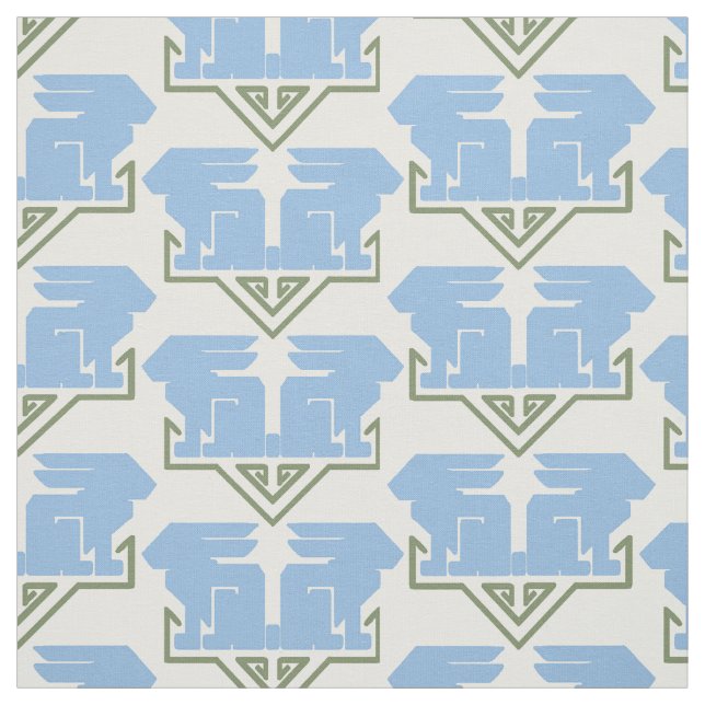 Art Deco Rabbits Fabric (Swatch)
