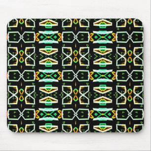 Art Deco Radio Crystals Mouse Mat