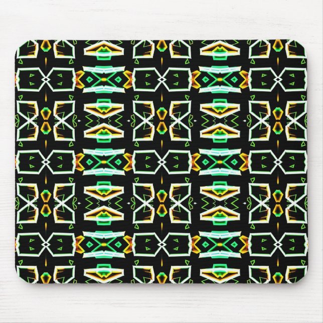 Art Deco Radio Crystals Mouse Mat (Front)