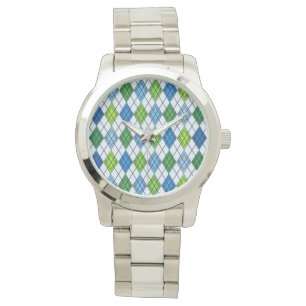 Art Deco Rain Argyle Watch
