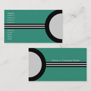 Art Deco Retro Business/Networking Profile Card