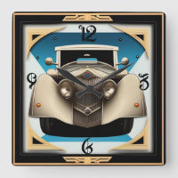 Art Deco retro car
