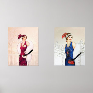 Art Deco retro vintage Christmas 