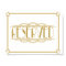 Art Deco Roaring 20's Reserved sign print