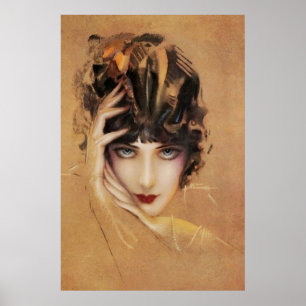 Art Deco - Rolf Armstrong - Glamourous Girl Poster