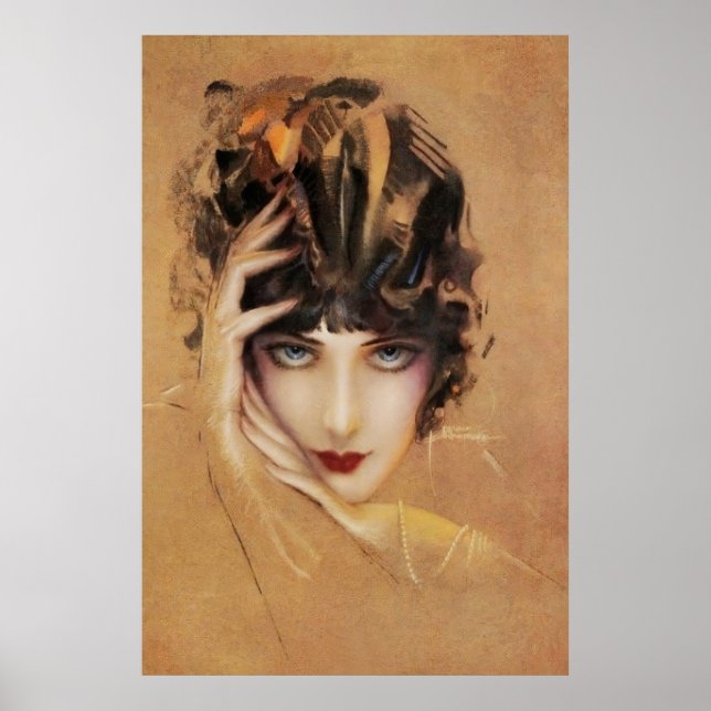 Art Deco - Rolf Armstrong - Glamourous Girl Poster (Front)
