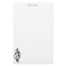 Art Deco Rooster stationery personalised