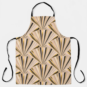 Art Deco Scales: Geometric Golden Glamour Apron